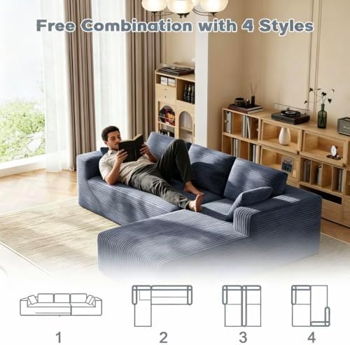 106" L-Shaped Modular Sectional Sofa - Image 3