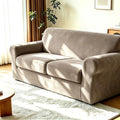 Luxury Velvet Sofa Covers for 2 Cushion Couch by HOMECOVER