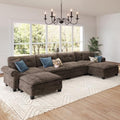 SUNSHINE VALLEY 150" Oversized Modular Sectional Couch U Shaped Living Room by SUNSHINEVALLEY