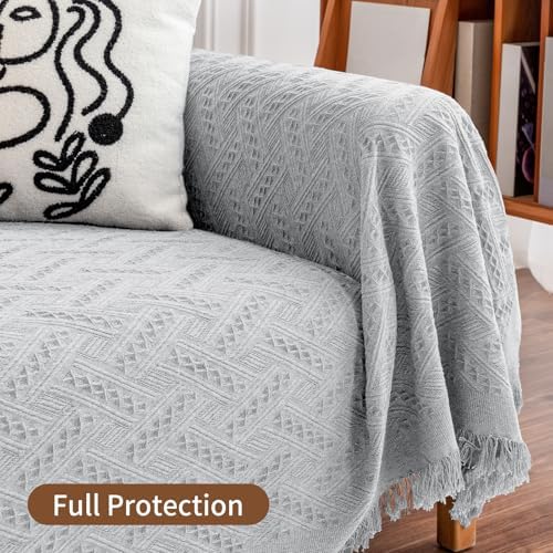 Deep Dream Sectional Couch Covers, 2 Pieces Sectional Sofa Cover, L Shaped - Image 4
