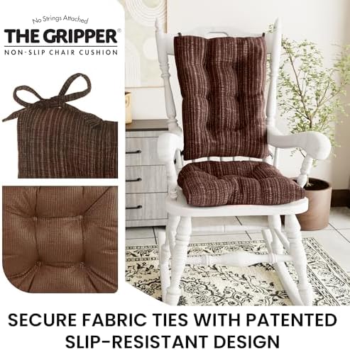 Klear Vu The Gripper Non-Slip Rocking Chair Cushion Set - Image 4
