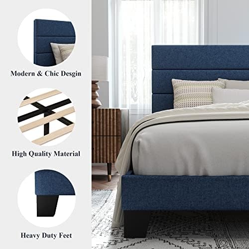 Allewie Cal King Size Platform Bed Frame - Image 6