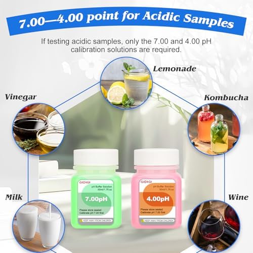 EC Calibration Buffer Solution 1413µS/cm and pH4/7/10, TDS Buffer Kit - Image 3