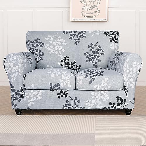 SearchI Stretch Sofa Cover Printed Couch Cover, Floral Pattern 3 Pieces - Image 5