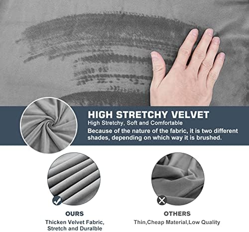 NeColorLife Velvet Ottoman Cover Square - Image 3