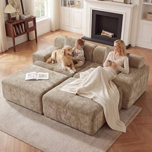 84" Modular Loveseat Couch by Mifnas
