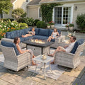 Outdoor Patio Furniture Set PE Wicker Rattan Outdoor Sectional Sofa by MuphyersPatioFurniture