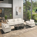 HERA'S HOUSE 3 Pieces Modular Cloud Couch and Chair Set Setional Sofa by HERASHOUSE