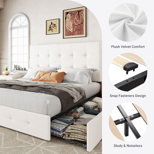 Allewie Full Size Storage Bed Frame - Image 6