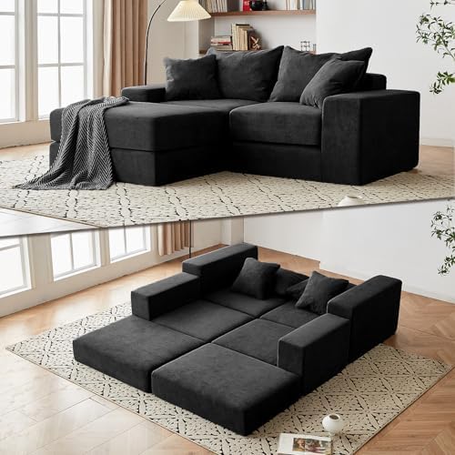 Modular Sectional Loveseat Cloud Sofa by CozyMine