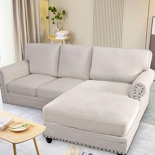 H.VERSAILTEX Super Stretch Individual Chaise Cover Sectional Couch Covers - Image 2