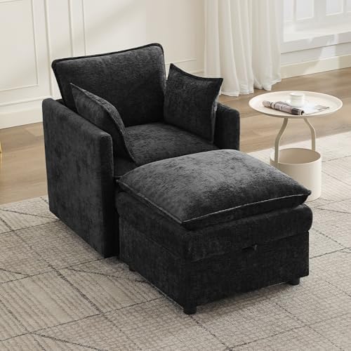 30" Cloud Modular Single Sofa Chair by Abbrevi