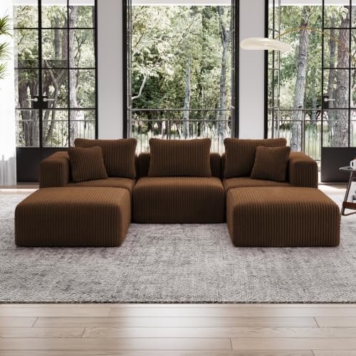 Avenco 106-inch U-Shaped Modular Sectional Sofa Couch by Avenco
