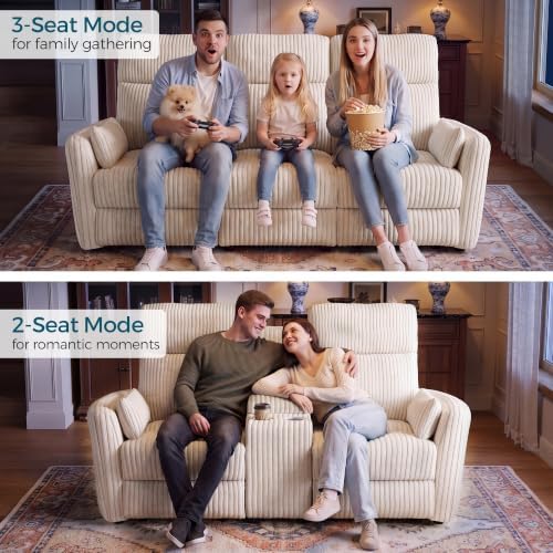 LINSY Modular 3-Seater Recliner Sofa - Image 7
