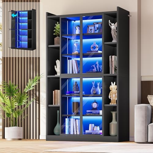 SEDETA 71" Tall 6-Tier Display Cabinet by SEDETA