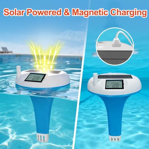 kactoily Pool pH Tester, 2-in-1 Digital Water Tester - Image 3
