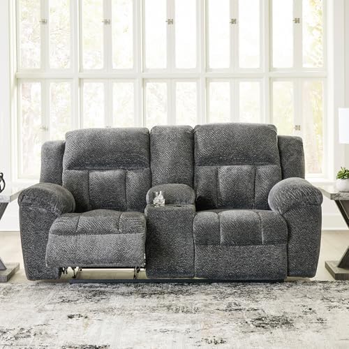 Signature Design by Ashley Reclining Loveseat - Image 2