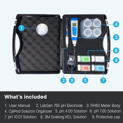 Apera Instruments PH60-MT Handheld pH Meter Tester Kit - Image 3
