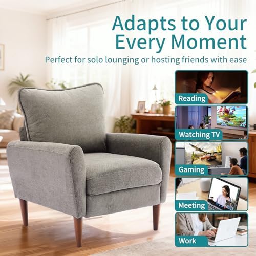 OLIXIS Comfy Accent Chair for Living Room Bedroom and Waiting Room - Image 4
