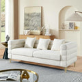 mikibama Modern Teddy Sectional Sofa, 81 Inch Oversized Sofa Couch, Luxury 3 by Mikibama