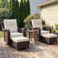 LayinSun 5 Piece Wicker Outdoor Furniture Set by LayinSun
