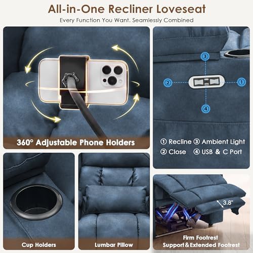 Redlife 3-Seater Power Recliner Sofa - Image 5