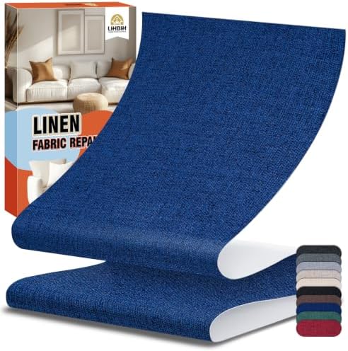 Linen Fabric Repair Tape 4x79 Inch, Self Adhesive Couch Patch Repair Fabric Tape by Home