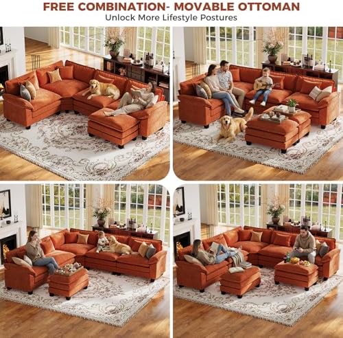 CDCASA 117" Oversized Modular Sectional Sofa - Image 3