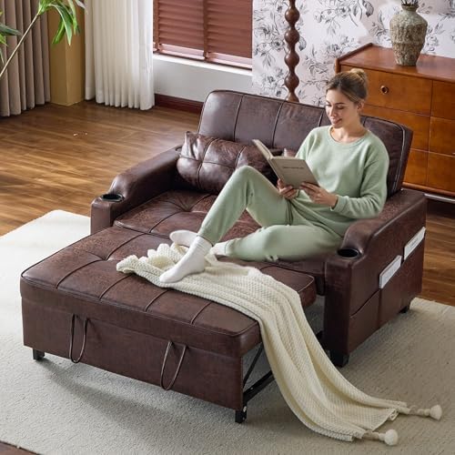 VINGLI Loveseat Sleeper Sofa Couch - Image 2