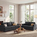 Apicizon Loveseat & 3 Seater Sofa Sets, 2 Piece Deep Seat Sleeper Sofa by APICIZON