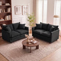 50'' Loveseat Sofa Set, Small Couch Set 2 Piece Cloud Love Seat by MUDANT