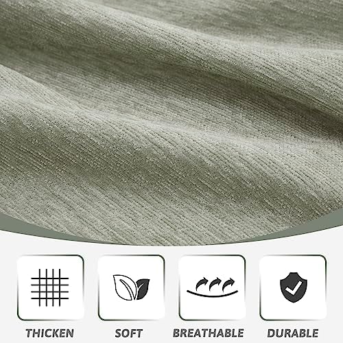 MEETSKY Sectional Couch Covers for Dog Chenille Sofa Cover, Washable Couch - Image 6