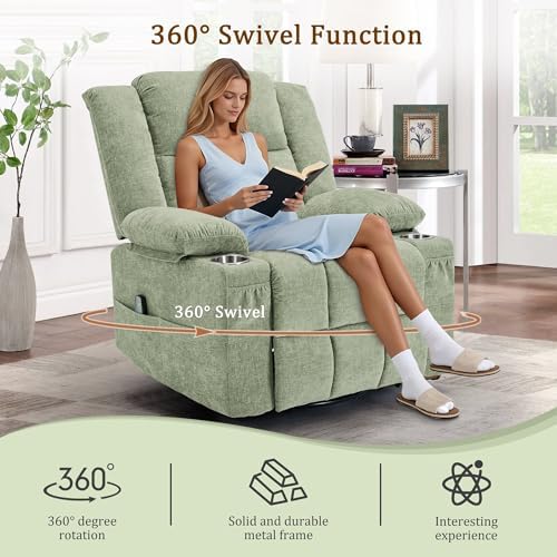 Korser 360° Swivel Rocker Recliner - Image 3