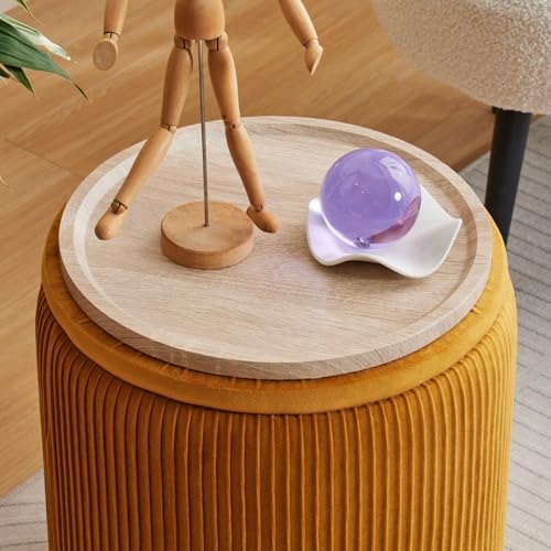 BLEXA Set of 2 Round Storage Ottoman - Image 6