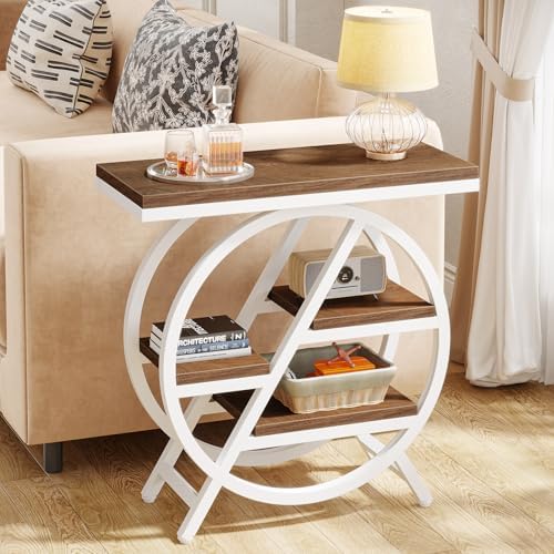 Tribesigns End Table for Living Room, 3-Tier Narrow Side Table - Image 3
