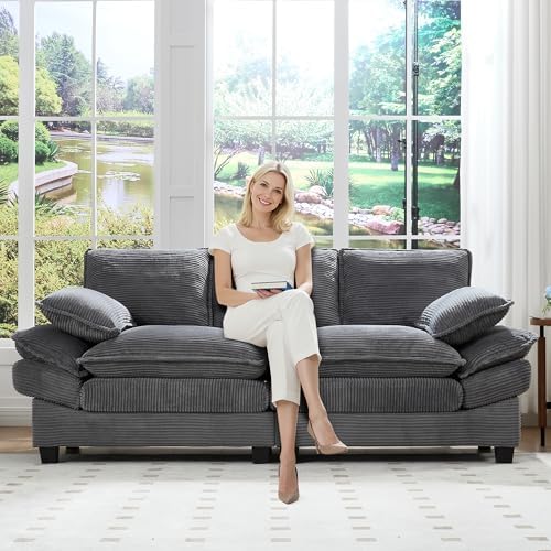 Opiesit 84" Loveseat Sofa, Modern Couches by Opiesit