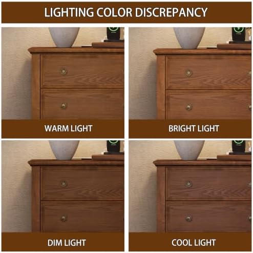 IKENO Solid Wood Nightstand - Image 6