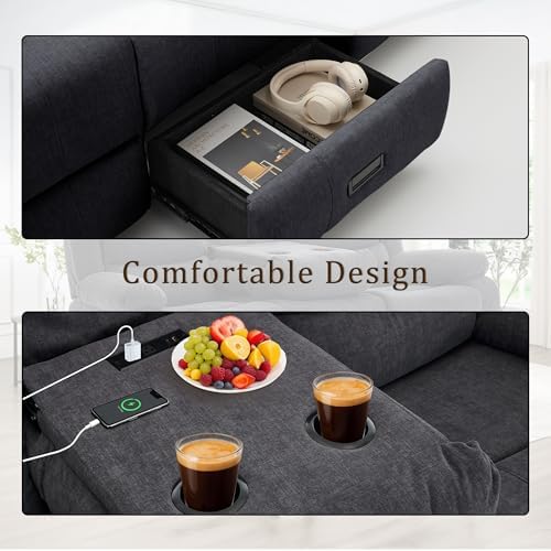 Korser Recliner Sofa, Reclining Loveseat - Image 5