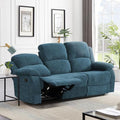 Recliner Sofa for 3 Seats, Manual Reclining Couch Set, Living Room Furniture by Snuptor