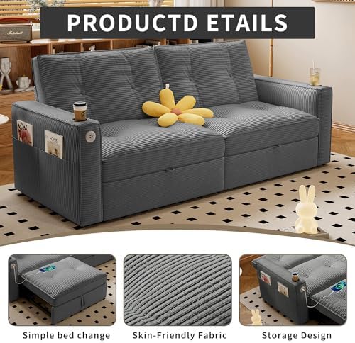 Queen Sleeper Sofa Bed - Image 4