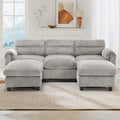 HAOMARKETS 87" Modular Sectional U Shaped Sofa by HAOMARKETS