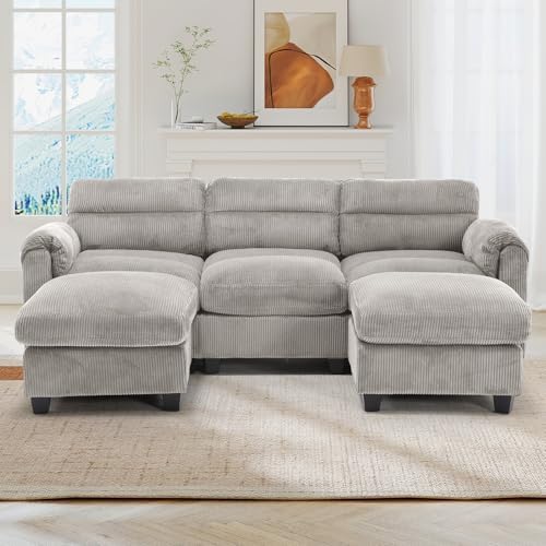 HAOMARKETS 87" Modular Sectional U Shaped Sofa by HAOMARKETS