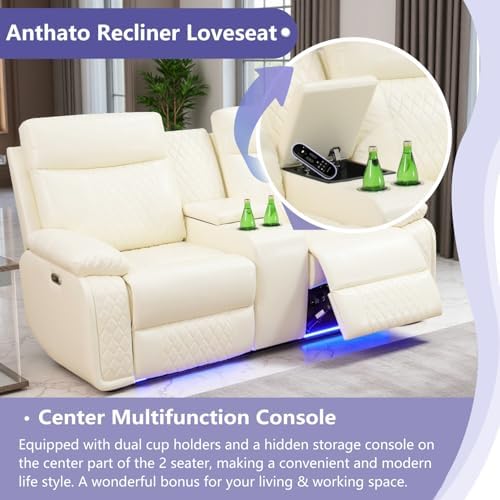 Power Reclining Sofa Set, Recliner Loveseat & 2 Chairs - Image 3
