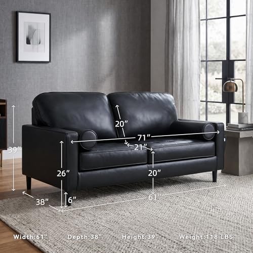 Signature Design by Ashley Bryceview Leather Loveseat, No Assembly Required - Image 3