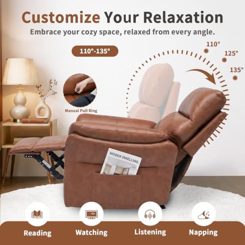 AIRSKY Genuine Leather Recliner Chair - Image 4