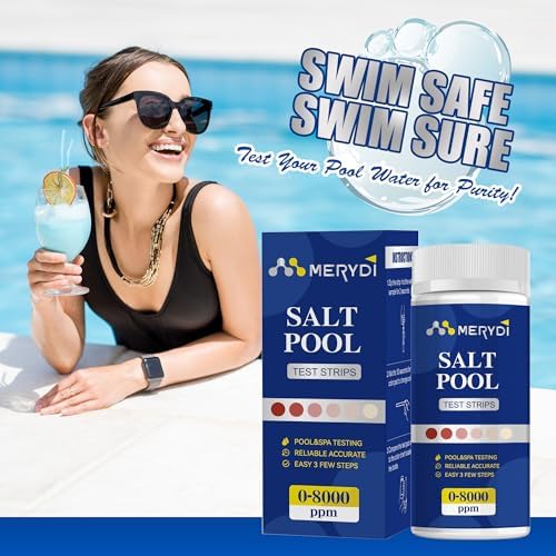 Saltwater Pool Test Strips, 0-8000 ppm, Salt Test Strips - Image 5
