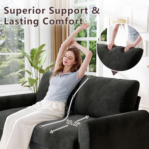 Ihanherry 68" Loveseat Sofa, Small Couch - Image 3