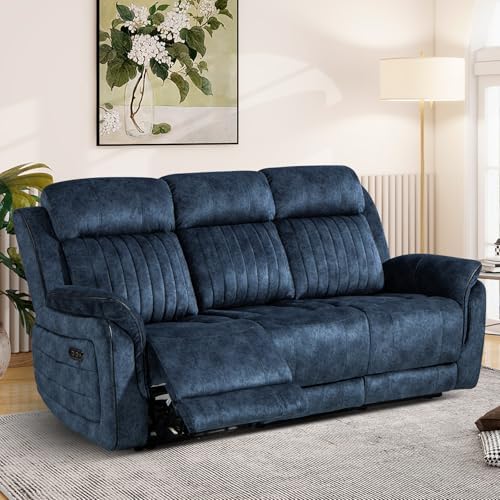Power Reclining Sofa with Zero Gravity, Electric Reclining Couch with by Neptane