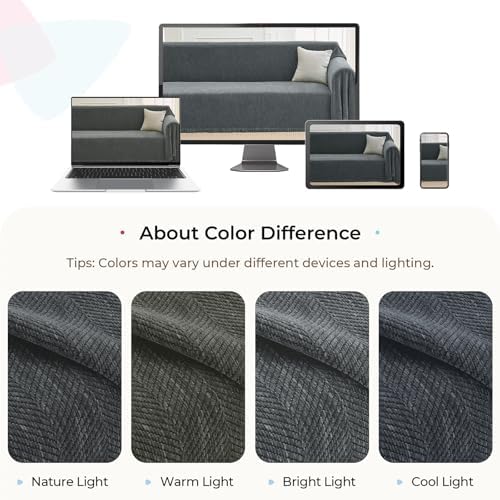 Herringbone L Shaped Couch Cover - Image 6