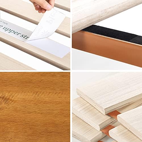 Zinus Alexis Deluxe Wood Platform Bed Frame, Solid Wood Foundation, No Box - Image 4